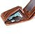 cheap Wallets-Wallet / Tri-fold / Zipper Cowhide All Seasons Men&#039;s Brown