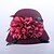 billige Festhatte-Uld / Fjer / Chiffon Kentucky Derby Hat / fascinators / Hatte med Blomster 1 stk Bryllup / Speciel Lejlighed / Afslappet Medaljon