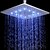 preiswerte Duschköpfe-Moderne Regendusche Chrom Eigenschaft - Regenfall / Umweltfreundlich / LED, Duschkopf