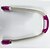 billige Dekor- og nattlys-0.5W 50lm 4xled håndfri fleksibel bærbar bok leselys klem lampe hals (rosa)