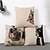 preiswerte Dekorative Wurfkissen-1 pcs Cotton / Linen Novelty Pillow / Sofa Cushion, Novelty / Animal Modern Contemporary / Traditional / Classic