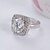 cheap Rings-Women&#039;s Ring Zircon Cubic Zirconia Luxury Ring Jewelry Silver For Daily Casual 5 / 6 / 8 / 9