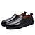 preiswerte Herrenpantoletten &amp; -slipper-Herrn Komfort-Müßiggänger Leder Frühling / Herbst Loafers &amp; Slip-Ons Walking tragbar Hellbraun / Burgund / Schwarz / EU40