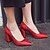 cheap Women&#039;s Heels-Women&#039;s Shoes Glitter Spring Summer Fall Heels Chunky Heel Pointed Toe Sequin for Wedding Casual Party &amp; Evening Gold Black Silver Red