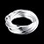 preiswerte Ringe-Damen Ring Schmuck Silber Kupfer versilbert Aleación Kreisförmig Geometrische Form Irregulär Personalisiert Luxus Geometrisch