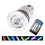 رخيصةأون مصابيح كهربائية-KWB 4 W LED ضوء سبوت 450 lm E26 / E27 MR16 1 الخرز LED COB ضد الماء تخفيت جهاز تحكم RGB 85-265 V / قطعة / بنفايات