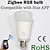 Недорогие Лампы-Круглые LED лампы 750 lm E26 / E27 Светодиодные бусины Диммируемая На пульте управления RGB 110-240 V / 1 шт. / RoHs / CE / CCC