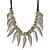 abordables Collares-Mujer Gargantillas Legierung Joyas Diseño Básico Moda Plata Joyas Casual 1 pieza