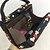 cheap Handbag &amp; Totes-Women&#039;s Leather Bags Handbags PU Leather Metal Crystal / Rhinestone Flower Artwork Floral Print Wedding Event / Party Formal White