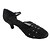 preiswerte Tanzschuhe-Damen Tanzschuhe Schuhe für modern Dance Sandalen Strass Maßgefertigter Absatz Maßfertigung Lila / Schwarz