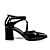 cheap Women&#039;s Heels-Women&#039;s Heels Spring Summer Fall Comfort Ankle Strap Patent Leather Office &amp; Career Dress Casual Chunky Heel Buckle White Black Purple