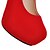 preiswerte Absatzschuhe für Damen-Damen Schuhe Vlies Frühling Sommer Herbst High Heels Stöckelabsatz Runde Zehe Schnalle für Normal Kleid Schwarz Beige Rot