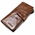 זול Wallets-Men&#039;s Bags Cowhide Wallet Checkbook Wallet Bi-fold Solid Colored Logo Sports Outdoor Office &amp; Career Black Brown Coffee