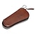 abordables Portefeuilles-Homme Cuir de Vachette Etui à Clefs Portefeuille fermeture Éclair Couleur Pleine Logo Sports De plein air Noir Marron