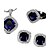 cheap Jewelry Sets-Women&#039;s Jewelry Set Platinum Plated, Imitation Diamond Luxury, European Include White / Green / Blue For Halloween Daily Casual / Rings