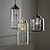 Недорогие Островные огни-3 лампы, 50 см, мини-стиль / регулируемый подвесной светильник, акриловое стекло, блестящее ретро, 110-120v / 220-240v