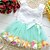 preiswerte Kleider-Mädchen&#039; Ärmellos Patchwork 3D-gedruckte Grafik Kleider Blumen Polyester Kleid Sommer