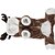 preiswerte Hundekleidung-Hund Mäntel Welpenkleidung Solide Draussen Winter Hundekleidung Welpenkleidung Hunde-Outfits Braun Kostüm für Mädchen und Jungen Hund Baumwolle XS
