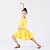 cheap Kids&#039; Dancewear-Latin Dance Dress Draping Cascading Ruffle Performance Long Sleeve Natural Spandex Polyester