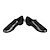 abordables Chaussures de danse d&#039;entraînement-Homme Chaussures Latines Salon Danse en ligne Chaussures de personnage Utilisation Extérieur Intérieur Talon Talon Bas Lacet Noir