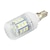 ieftine Becuri-1 buc 3 W 280 lm E14 Becuri LED Corn T 27 LED-uri de margele SMD 5730 Decorativ Alb Cald / Alb Rece 12-24 V / 1 bc / RoHs
