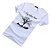 billiga T-tröjor och skjortor-Herr T-shirts till vandring Kortärmad Utomhus Andningsfunktion Svettavvisande T-shirt Överdelar Sommar Bomull Svart Vit Blå Löpning Camping Klättring