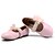 abordables Chaussures filles-Fille Confort / Chaussures de Demoiselle d&#039;Honneur Fille Similicuir Ballerines Billes / Fleur / Elastique Pêche / Rose / Beige Printemps été / Soirée &amp; Evénement / TR (Thermoplastique)