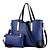 cheap Bag Sets-Women&#039;s Bags PU(Polyurethane) Bag Set Ruffles Dark Blue / Wine / Royal Blue / Bag Sets