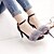cheap Women&#039;s Sandals-Women&#039;s Fur Summer Comfort / Slingback / Slouch Boots Sandals Walking Shoes Stiletto Heel Open Toe Pom-pom Black / Gray / Pink