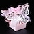 abordables Boîtes de bonbons de mariage-Mariage Thème papillon Boîtes à cadeaux Papier nacre Ruban 50