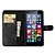 abordables Fundas para Teléfono &amp; Protectores de Pantalla-Funda Para Nokia Lumia 540 / Nokia Lumia 640 / Nokia Funda Nokia Cartera / Soporte de Coche / con Soporte Funda de Cuerpo Entero Un Color Dura Cuero de PU para Nokia Lumia 640 XL / Nokia Lumia 535