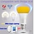 halpa LED-älylamput-JIAWEN 1kpl 9 W LED-pallolamput 720 lm E26 / E27 31 LED-helmet Himmennettävissä Kauko-ohjattava Lämmin valkoinen Kylmä valkoinen 110-240 V / 1 kpl / RoHs