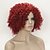 Недорогие Парик из искусственных волос без шапочки-основы-Парики из искусственных волос Кудрявый Кудрявый Парик Средние Искусственные волосы Жен. Красный StrongBeauty