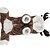 preiswerte Hundekleidung-Hund Mäntel Welpenkleidung Solide Draussen Winter Hundekleidung Welpenkleidung Hunde-Outfits Braun Kostüm für Mädchen und Jungen Hund Baumwolle XS