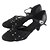 preiswerte Tanzschuhe-Damen Tanzschuhe Schuhe für modern Dance Sandalen Strass Maßgefertigter Absatz Maßfertigung Lila / Schwarz
