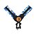preiswerte Halsbänder, Geschirre und Leinen für Hunde-Hund Halsbänder Geschirre Reflektierend Atmungsaktiv Regolabile / Einziehbar camuflaje PU-Leder Maschen Gelb Blau
