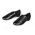 abordables Chaussures de danse d&#039;entraînement-Homme Chaussures Latines Salon Danse en ligne Chaussures de personnage Utilisation Extérieur Intérieur Talon Talon Bas Lacet Noir