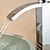 halpa Klassinen-Kylpyhuone Sink hana - Vesiputous Kromi Integroitu Yksi kahva yksi reikäBath Taps / Messinki