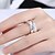 זול Fashion Ring-בגדי ריקוד נשים טבעת תכשיטים כסף נחושת מצופה כסף סגסוגת עגול Geometric Shape לֹא סָדִיר מותאם אישית פאר גאומטרי עיצוב מיוחד קלסי וינטאג&#039;