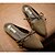 preiswerte Clogs &amp; Pantoletten für Damen-Damen Schuhe Vlies Herbst Slippers &amp; Flip-Flops Flacher Absatz Schnürsenkel Schwarz / Grau