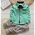 preiswerte Sets-Baby Jungen Kleidungsset Langarm Grün Weiß Rosa Gestreift Einfarbig Bedruckt Baumwolle Täglich Hose Grundlegend Hemden Standard / Herbst / Frühling