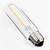billige Glødelamper-BRELONG® 1pc 2 W E26 / E27 T10 2300 k LED-glødepærer 220 V / 220-240 V