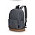 cheap Backpacks &amp; Bookbags-Men&#039;s Bags Canvas Backpack School Bag for Casual Sports All Seasons Light gray