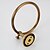 preiswerte Håndklædestænger-Copper Ceramics Gold Bronze Finished Towel Ring Towel HolderTowel Bar Bathroom Accessories Useful For Bathroom