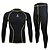 cheap New In-Arsuxeo Men&#039;s Running Baselayer - Black Sports Spandex Pants / Trousers / Baselayer / Compression Clothing Fitness, Gym, Workout Long Sleeve Activewear Breathable, Quick Dry, Anatomic Design High