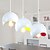 billiga Belysning för köksön-20 cm Ministil Hängande lampor Metall Skål Målad Finishes Modernt Modernt 110-120V / 220-240V