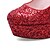 preiswerte Hochzeitsschuhe-Damen Glanz Frühling / Sommer / Herbst High Heels Stöckelabsatz Runde Zehe Paillette Weiß / Rot / Rosa / Hochzeit / Party &amp; Festivität