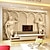 cheap Architecture &amp; City Wallpaper-Mural Wallpaper Wall Sticker Covering Print Adhesive Required 3D Relief Effect Greece Roman Temple Canvas Home Décor