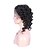 baratos Perucas de cabelo humano-Cabelo Humano Frente de Malha Peruca Ondulado 130% Densidade 100% Feita a Mão Peruca Afro Americanas Riscas Naturais Curto Médio Mulheres