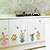 cheap Wall Stickers-Decorative Wall Stickers - Plane Wall Stickers Landscape / Fashion / Florals Living Room / Bedroom / Bathroom / Washable / Removable / Re-Positionable